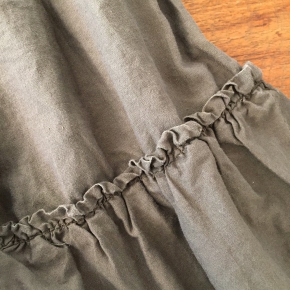 Vintage Cottagecore Full Maxi Skirt with Ruffle - Picture 4 of 6